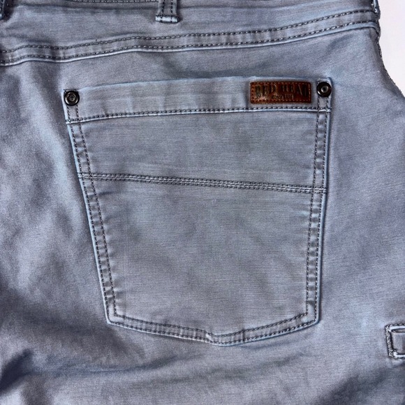 RedHead Men's Gray Utility Work Pants Size 36x30 Outdoor Casual - Picture 4 of 5